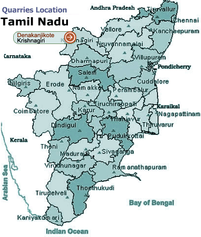 Quarries Location in Tamil Nadu Quarries Location in Tamil Nadu